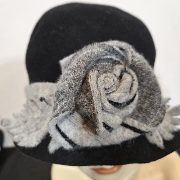 Allessandra Bacci Felted Cloche Hat main image 5